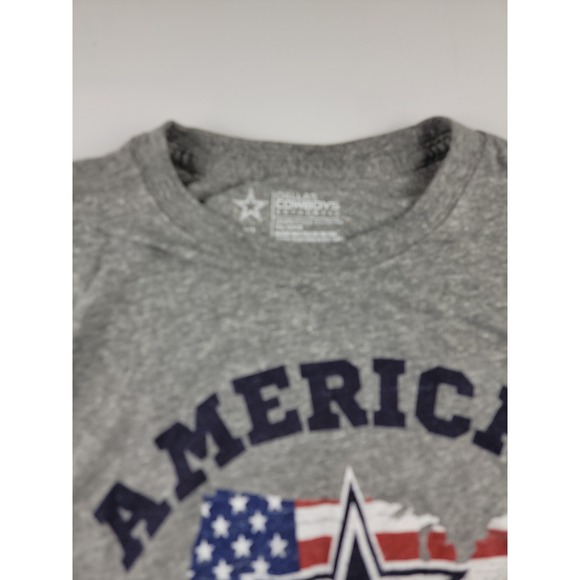 Dallas Cowboys Apparel Other - Dallas Cowboys Americas Team T Shirt Gray Graphic Print Short Sleeve Mens